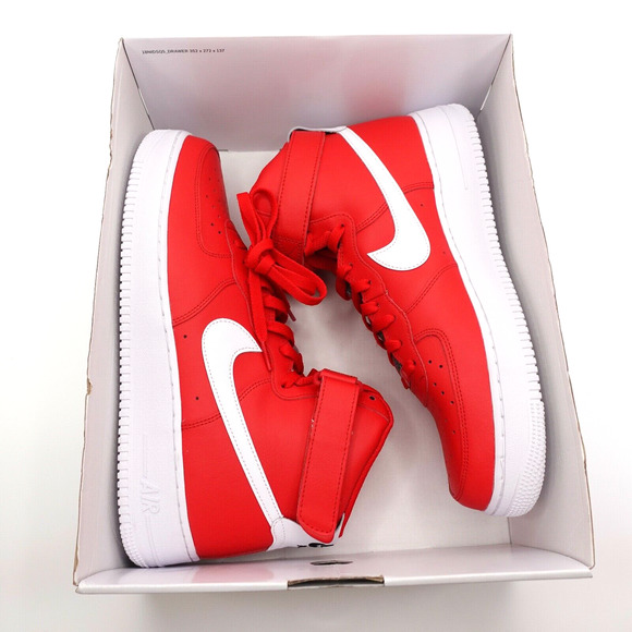 Nike Air Force One High NBY Red White Sneakers Mens Size 12.5 AQ3771-994 main image 10
